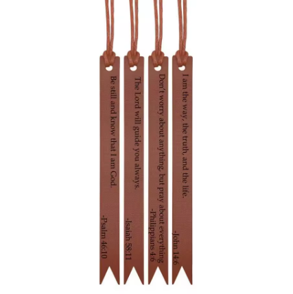 +Free Leather Cross Bible Bookmark