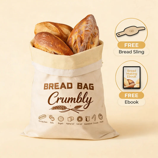 Premium 100% Cotton-Beeswax Bread Bags